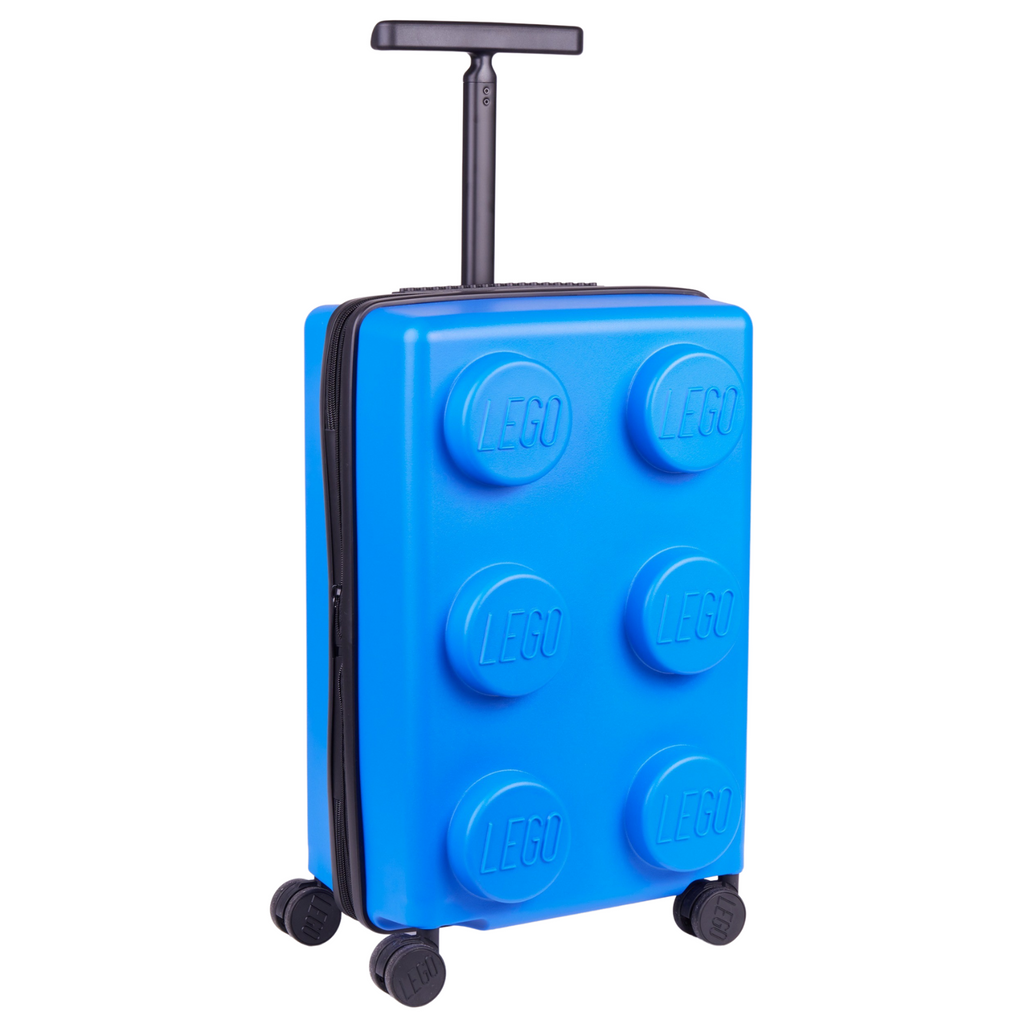 LEGO Signature Brick 2x3 Trolley Expandable Luggage - Blue - Vali Kéo Hình Viên Gạch LEGO (Mở Rộng) - LEGO - Hình ảnh sản phẩm