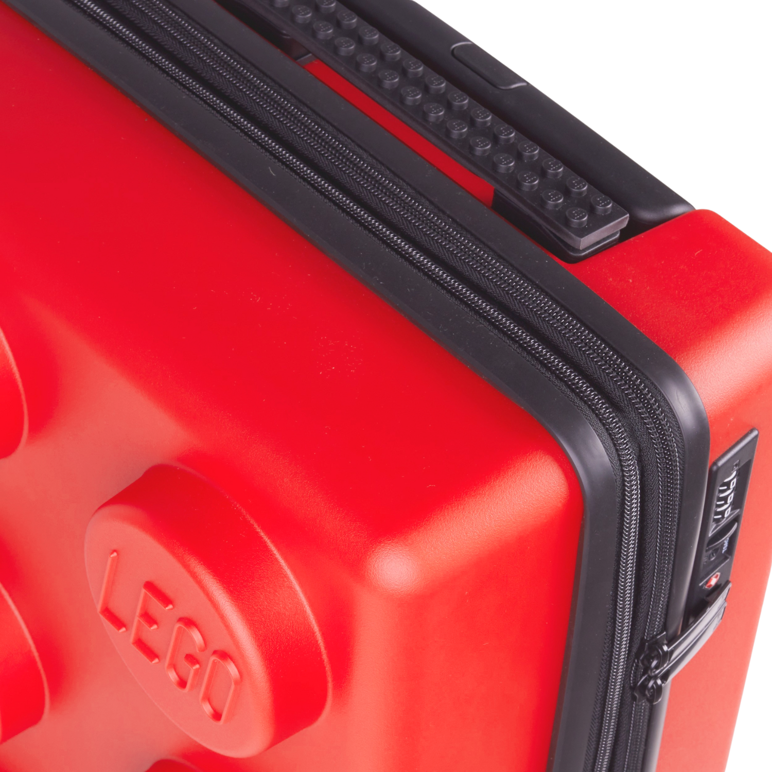 LEGO Signature Brick 2x3 Trolley Expandable Luggage - Red - Vali Kéo Du Lịch Mở Rộng Cao Cấp LEGO - Hình ảnh bổ sung 4