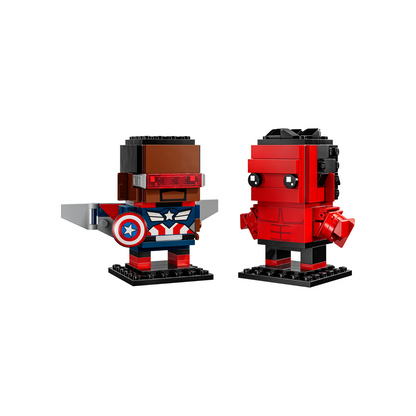 LEGO® BrickHeadz™ Captain America & Red Hulk Figures Mô hình Lắp ráp Siêu anh hùng Marvel LEGO 40668 - Góc nhìn khác 3