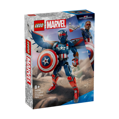 LEGO® Marvel New Captain America Construction Figure - Mô hình lắp ráp nhân vật Captain America - LEGO 76296 - Hình ảnh sản phẩm