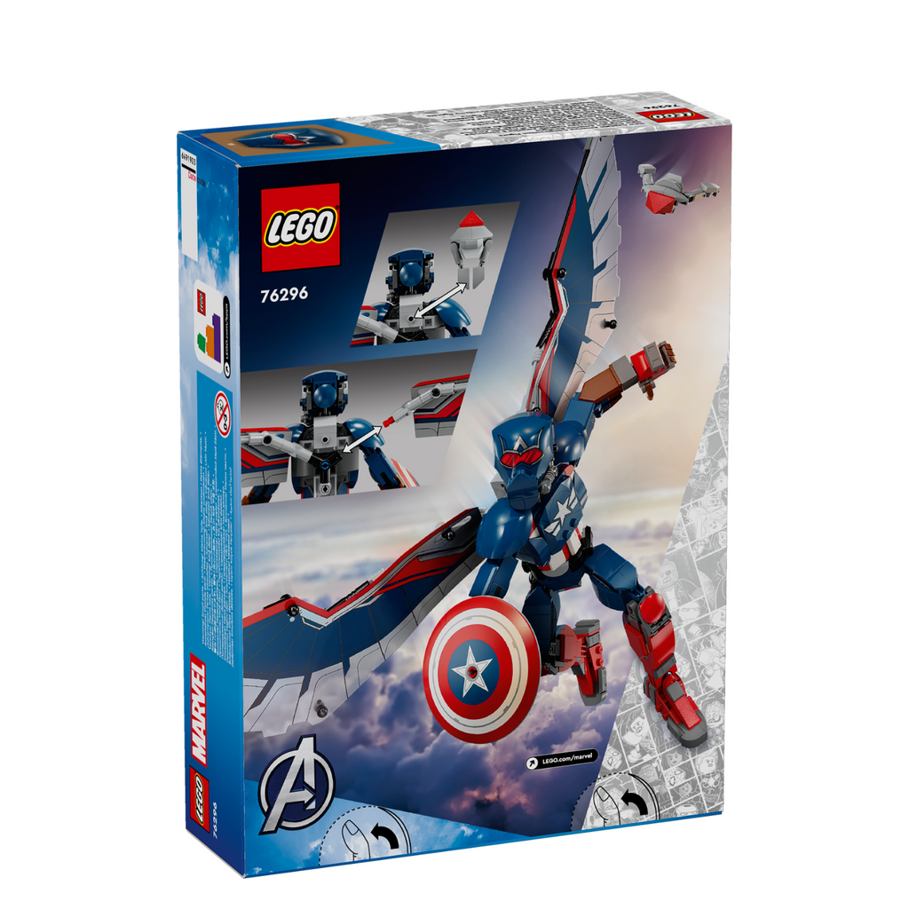LEGO® Marvel New Captain America Construction Figure - Mô hình lắp ráp nhân vật Captain America - LEGO 76296 - Hình ảnh bổ sung 7
