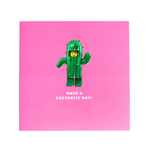 Greeting Card - Have a Cactastic Day - Thiệp Chúc Mừng LEGO Chính Hãng