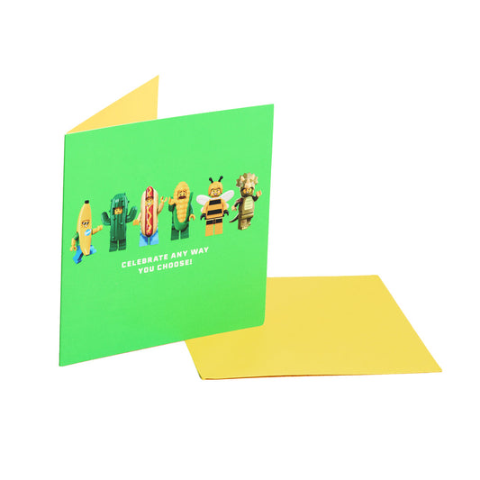 Greeting Card - Celebrate Any Way You Choose - Thiệp Chúc Mừng LEGO Chính Hãng