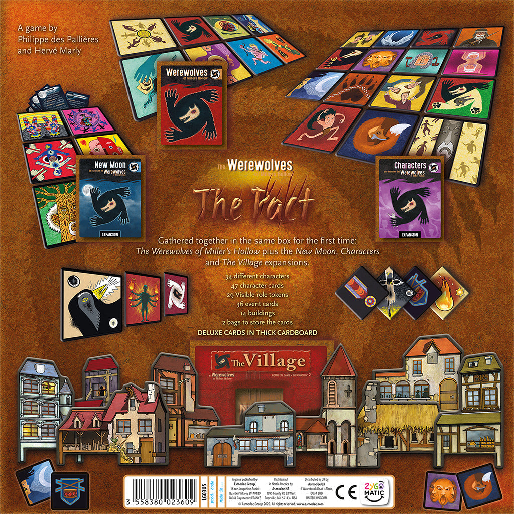 The Werewolves of Miller's Hollow: The Pact - Bộ Trò Chơi Ma Sói Đầy Đủ (Base + 3 Expansions) - Zygomatic - Hình ảnh bổ sung 4