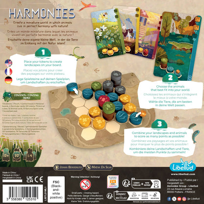 Harmonies Board Game - Trò chơi chiến thuật xây dựng hệ sinh thái - Libellud