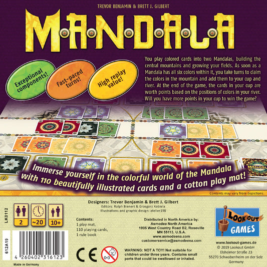 Mandala Board Game - Trò Chơi Thẻ Bài Chiến Thuật 2 Người - Lookout Games