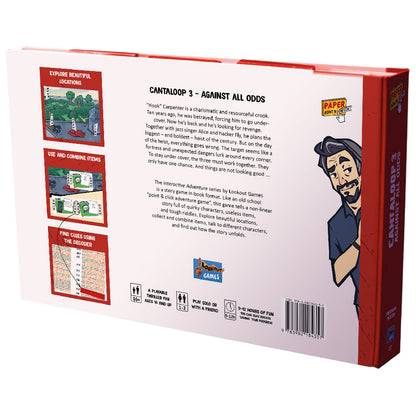 Cantaloop Book 3: Against All Odds - Sách trò chơi phiêu lưu tương tác - Lookout Games