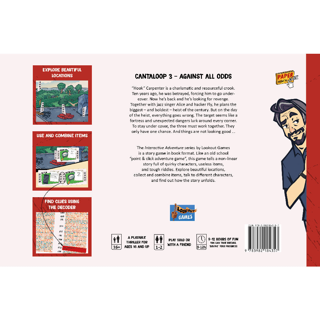 Cantaloop Book 3: Against All Odds - Sách trò chơi phiêu lưu tương tác - Lookout Games