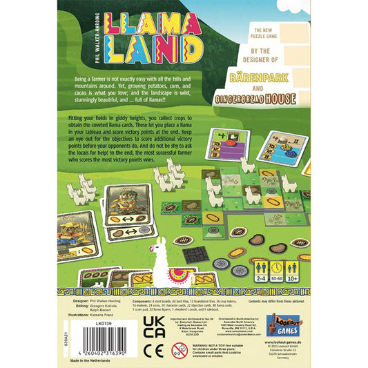Llamaland Board Game - Board Game Chiến Thuật Gia Đình - Lookout Games