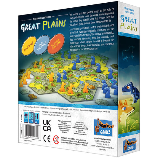 Great Plains Board Game - Trò chơi board game chiến thuật trừu tượng - Lookout Games