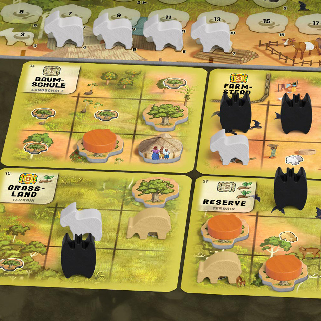 Atiwa Board Game - Trò chơi chiến thuật nông trại dơi - Lookout Games