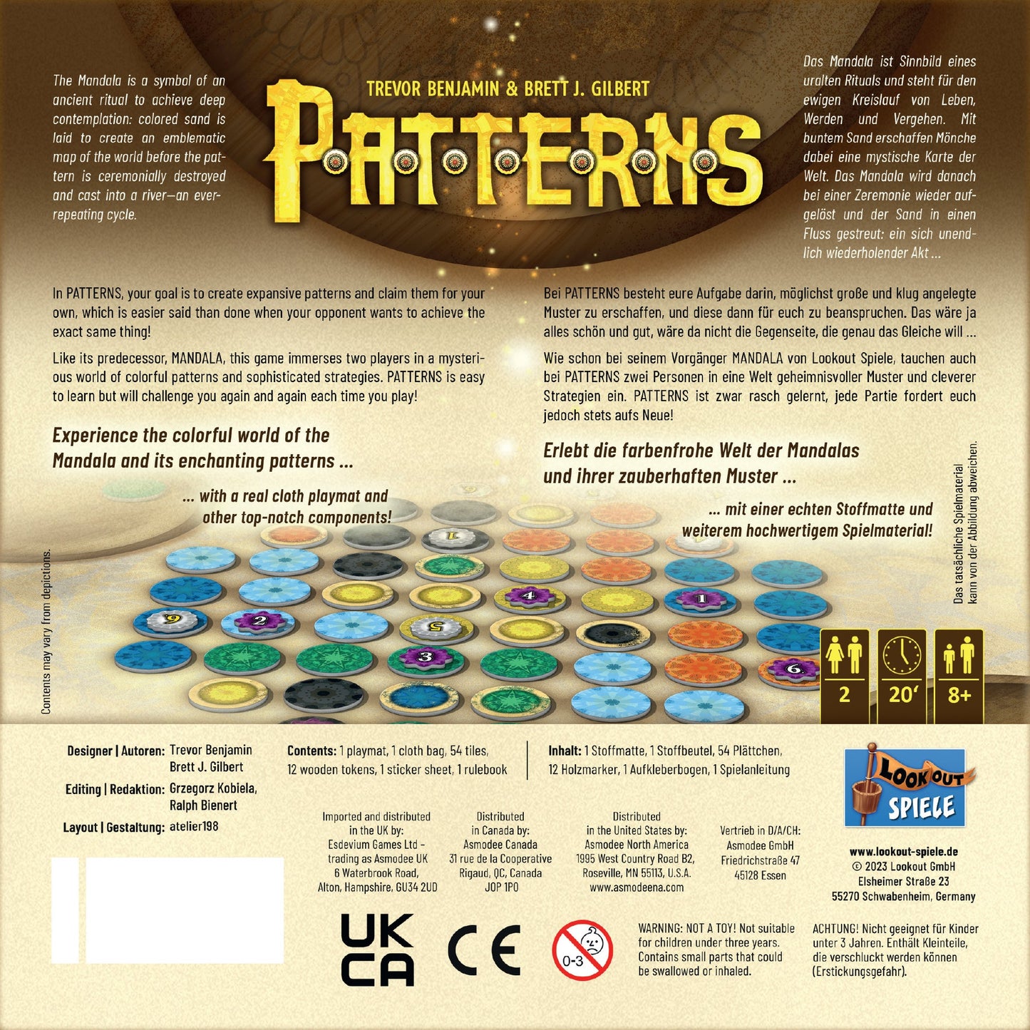 Patterns: A Mandala Game - Board Game Chiến Thuật & Thiền Định - Lookout Games