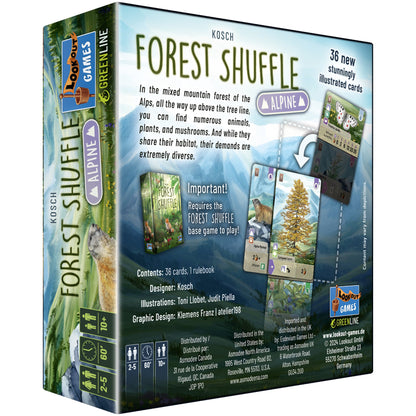 Forest Shuffle Alpine Card Game Expansion - Bản mở rộng trò chơi thẻ bài - Lookout Games