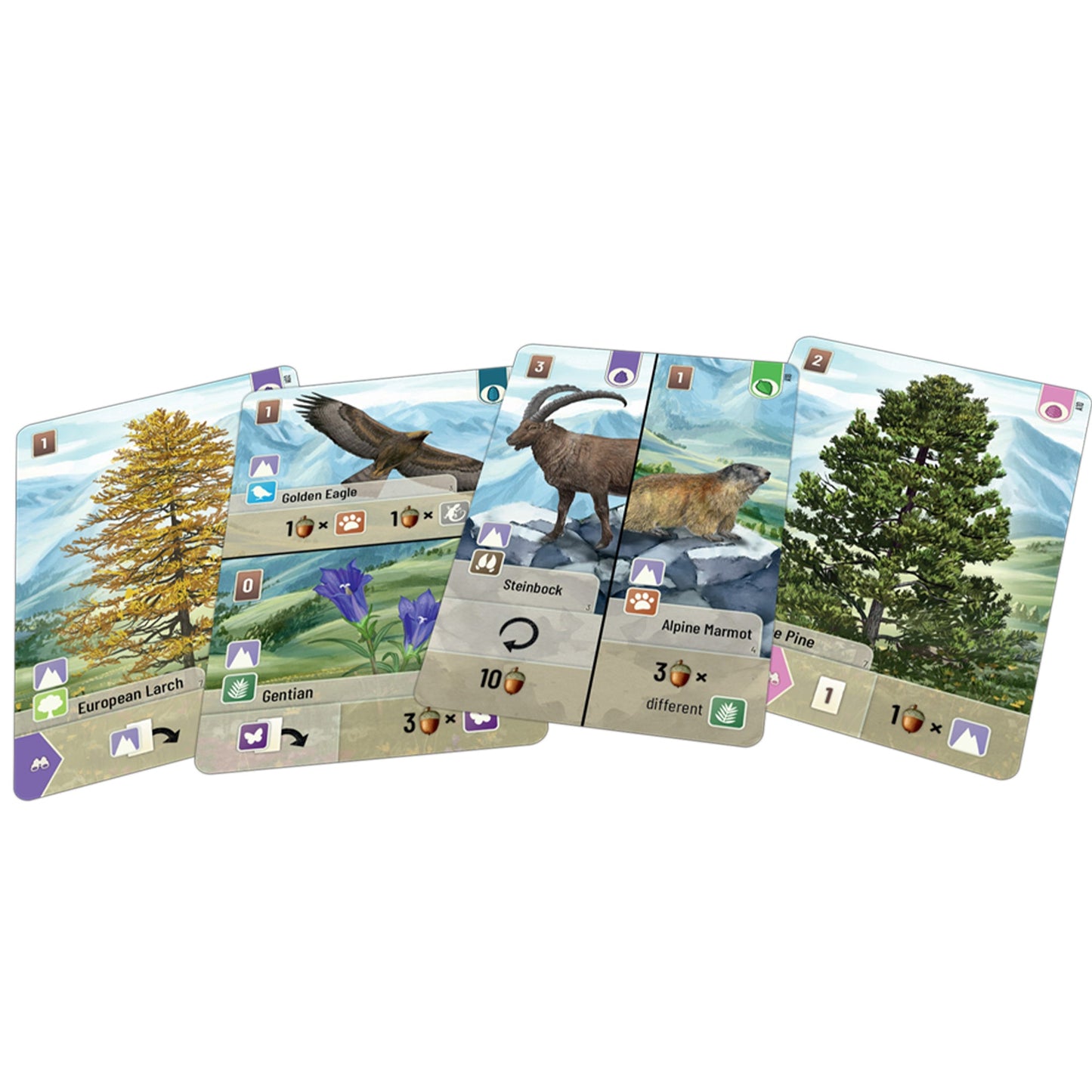 Forest Shuffle Alpine Card Game Expansion - Bản mở rộng trò chơi thẻ bài - Lookout Games