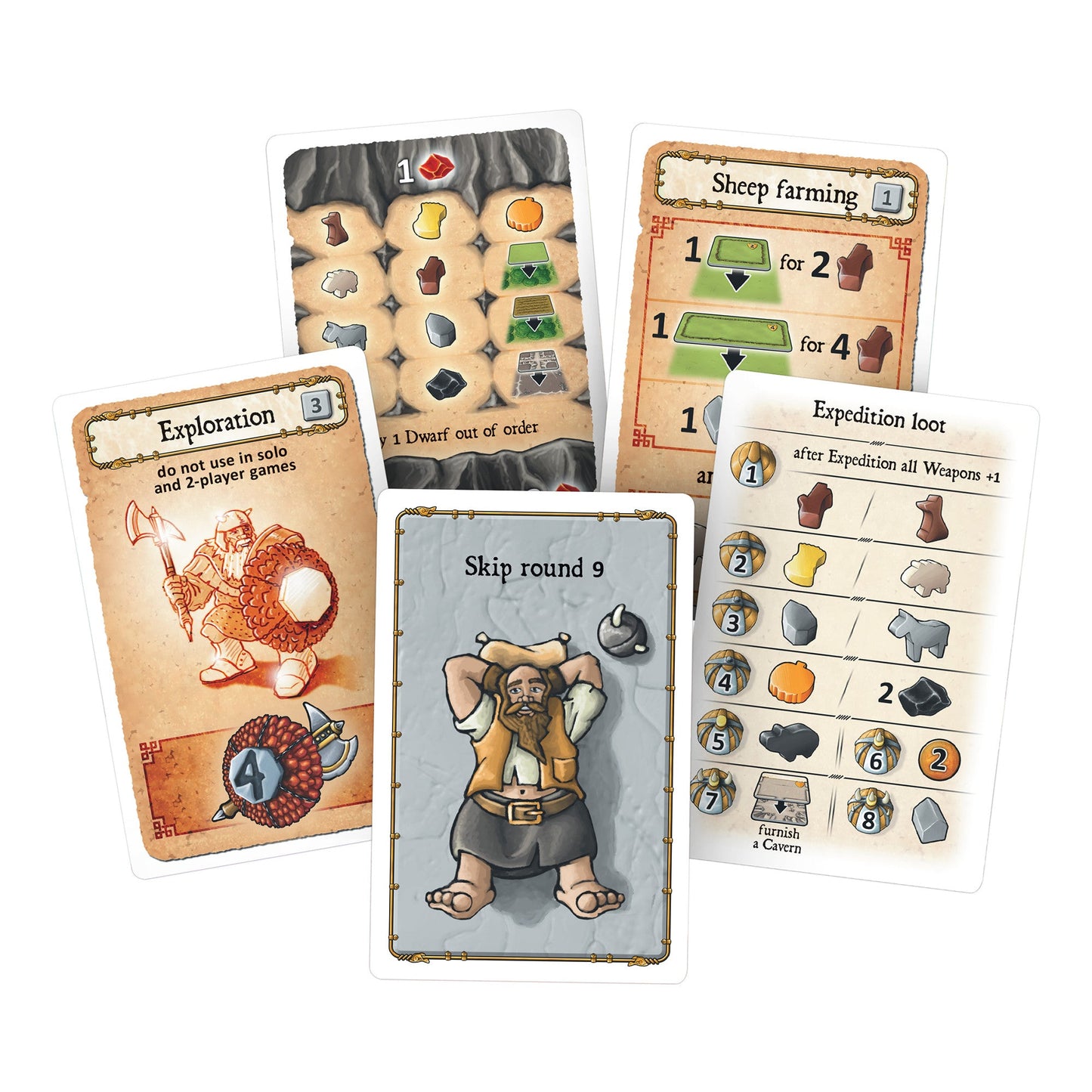 Caverna: The Cave Farmers Board Game - Board Game Chiến Thuật Nông Trại - Lookout Games