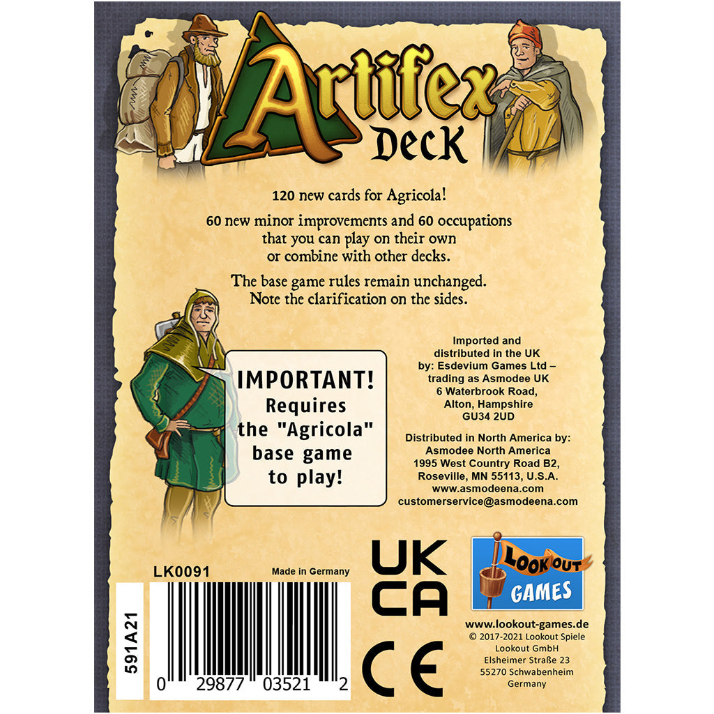 Agricola Artifex Deck EXPANSION - Bộ bài mở rộng chiến thuật nông trại - Lookout Games