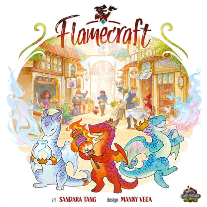 Flamecraft - Trò chơi board game xây dựng thành phố rồng - Lucky Duck Games