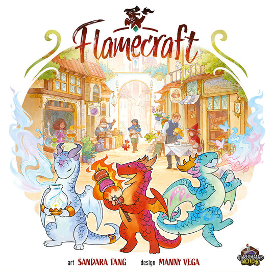 Flamecraft - Trò chơi board game xây dựng thành phố rồng - Lucky Duck Games