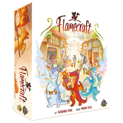 Flamecraft - Trò chơi board game xây dựng thành phố rồng - Lucky Duck Games