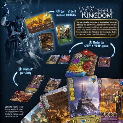 It's a Wonderful Kingdom - Trò Chơi Board Game Chiến Thuật Soạn Bài - Lucky Duck Games