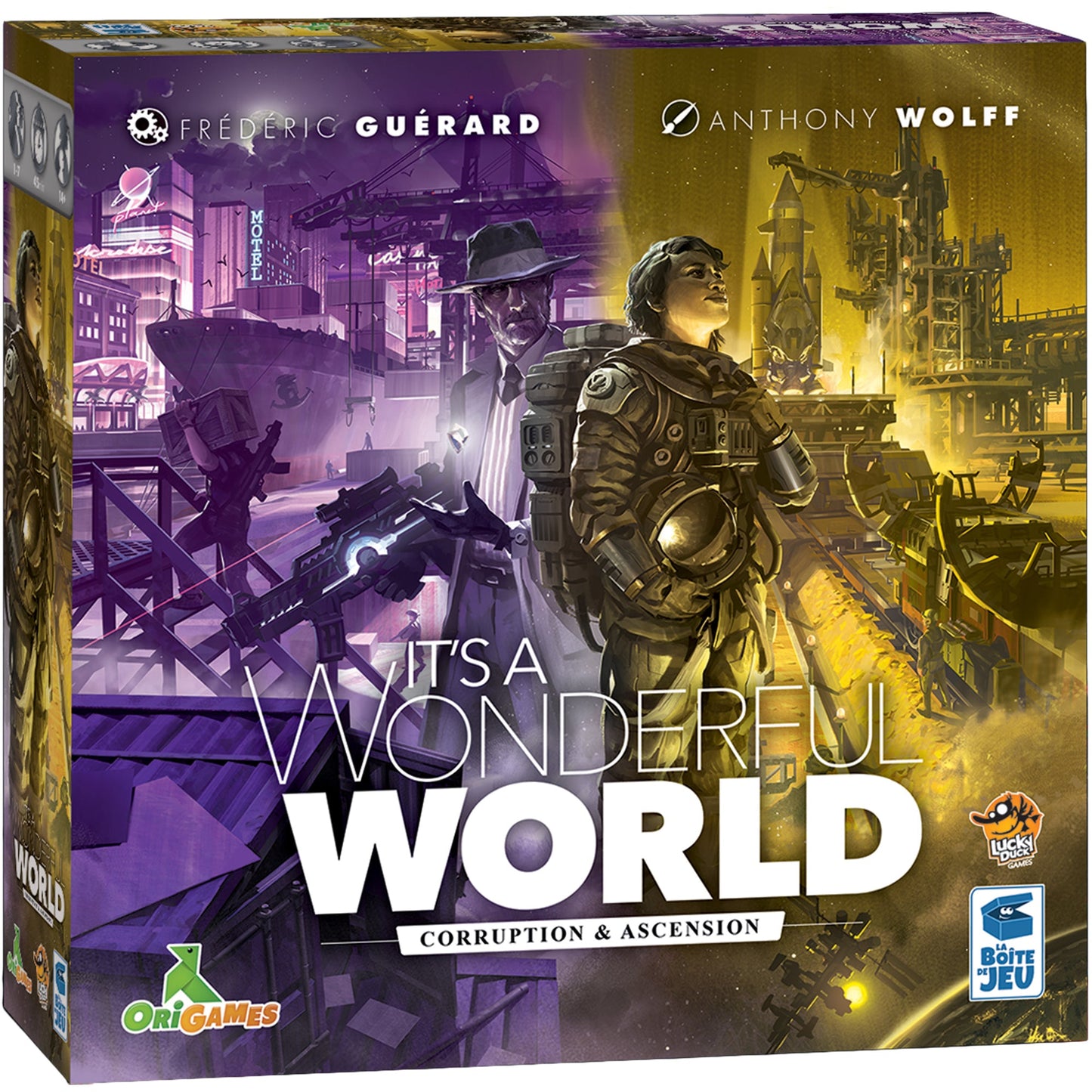 It's a Wonderful World: Corruption & Ascension Board Game Expansion - Bản Mở Rộng Board Game Chiến Thuật - Lucky Duck Games