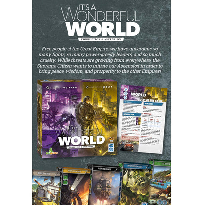 It's a Wonderful World: Corruption & Ascension Board Game Expansion - Bản Mở Rộng Board Game Chiến Thuật - Lucky Duck Games