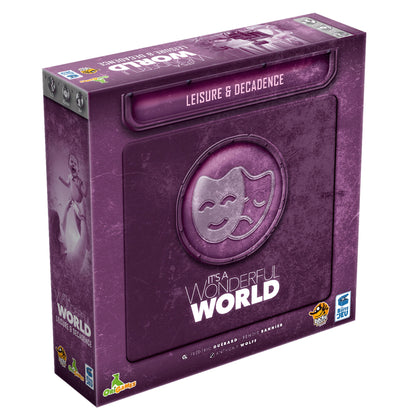 It's A Wonderful World Leisure & Decadence Board Game Expansion | Bản Mở Rộng Board Game Chiến Thuật | Lucky Duck Games