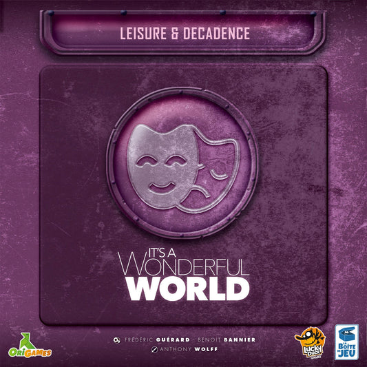 It's A Wonderful World Leisure & Decadence Board Game Expansion | Bản Mở Rộng Board Game Chiến Thuật | Lucky Duck Games