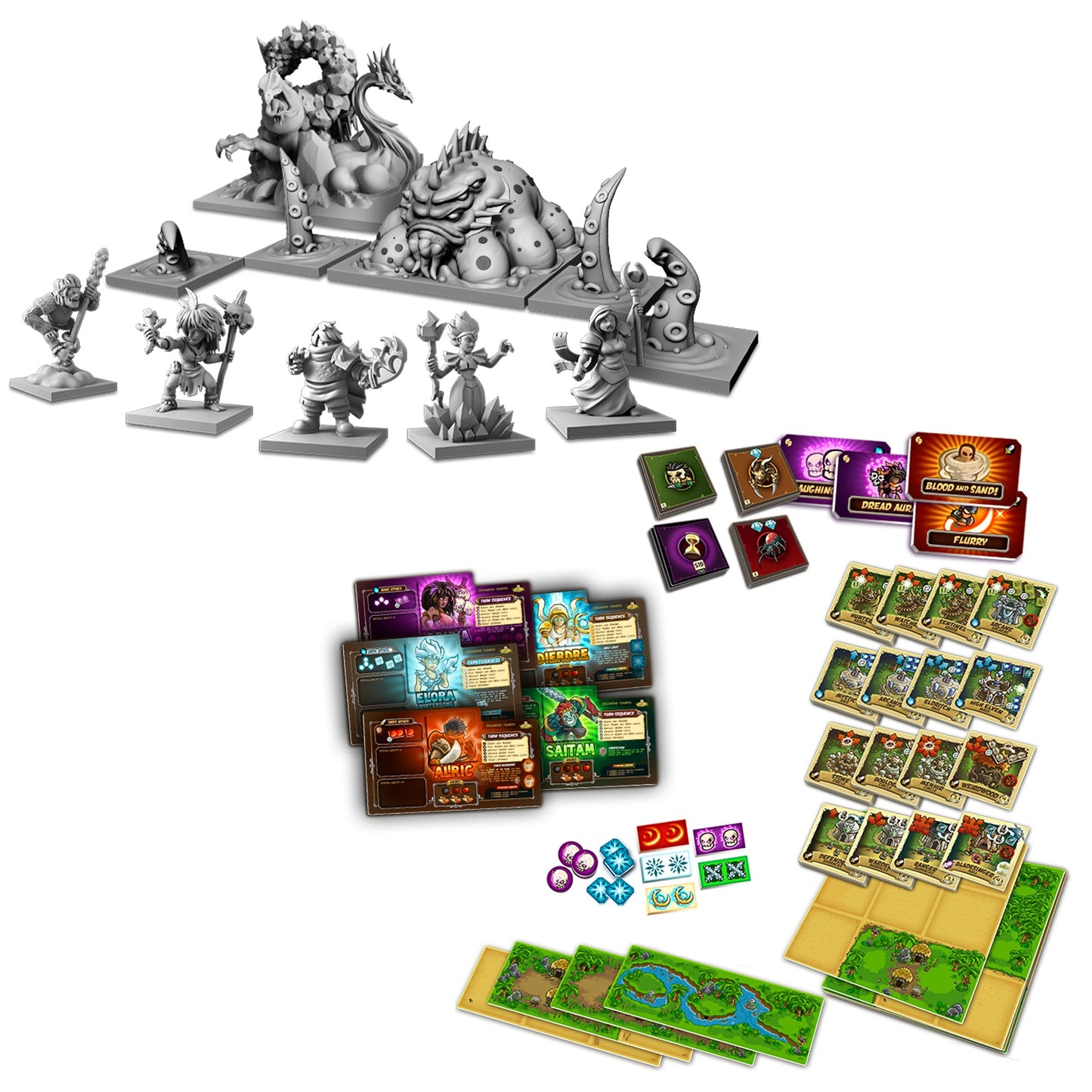Kingdom Rush: Elemental Uprising - Board Game Chiến Thuật Thủ Thành - Lucky Duck Games