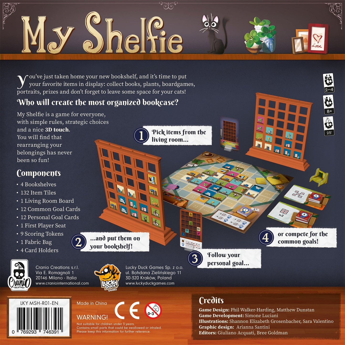 My Shelfie: Organize the Perfect Shelf - Board Game Chiến Thuật Sắp Xếp - Lucky Duck Games