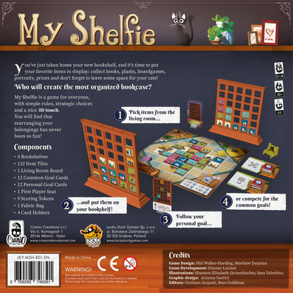 My Shelfie: Organize the Perfect Shelf - Board Game Chiến Thuật Sắp Xếp - Lucky Duck Games