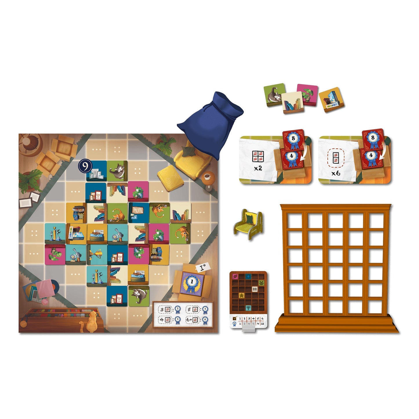 My Shelfie: Organize the Perfect Shelf - Board Game Chiến Thuật Sắp Xếp - Lucky Duck Games