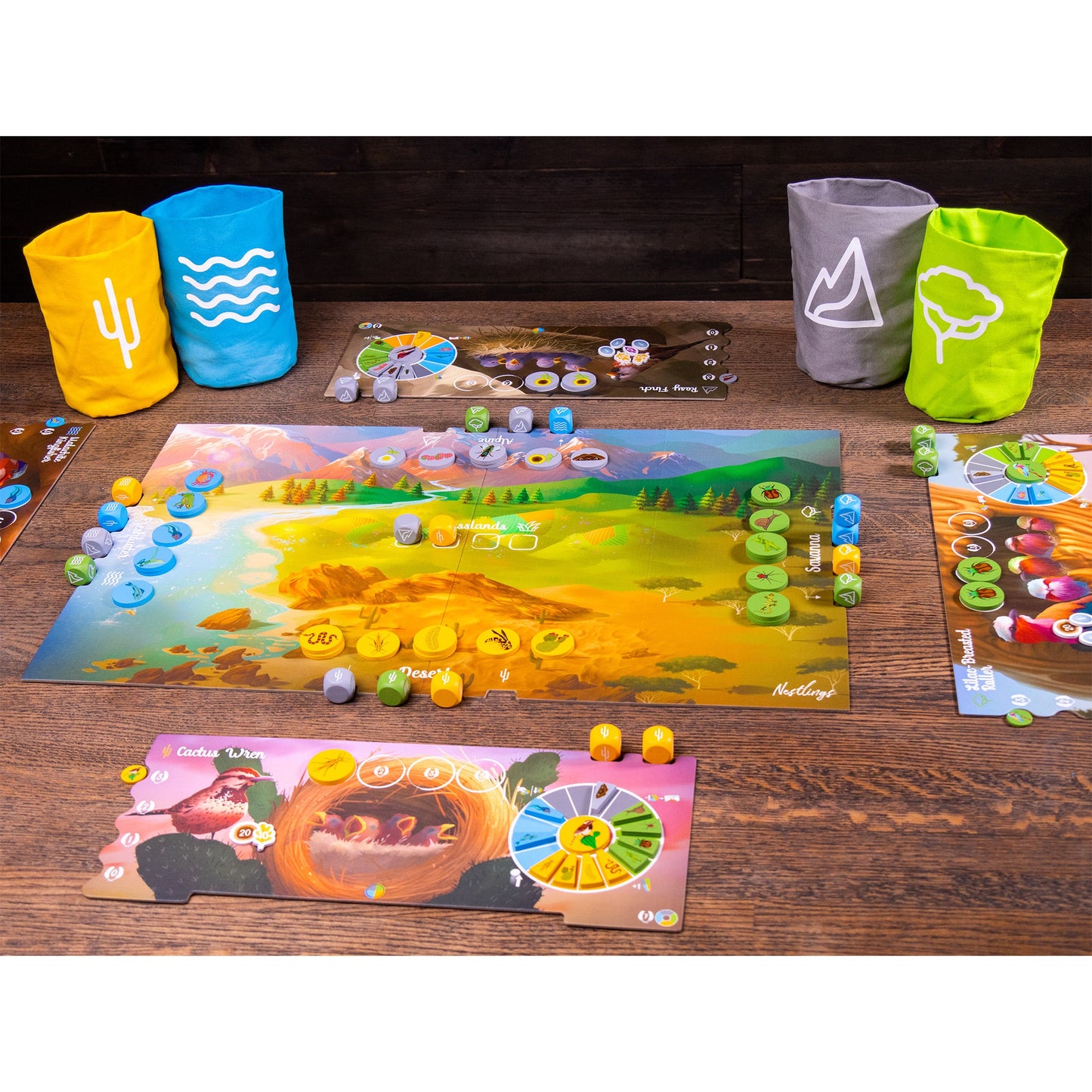 Nestlings Board Game - Trò chơi Chiến thuật Xây tổ Chim - Lucky Duck Games