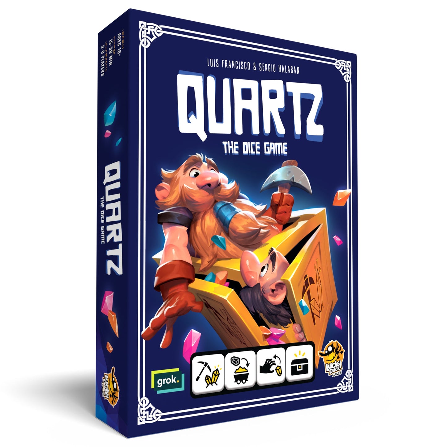 Quartz: The Dice Game | Board Game Khai Thác Đá Quý | Lucky Duck Games