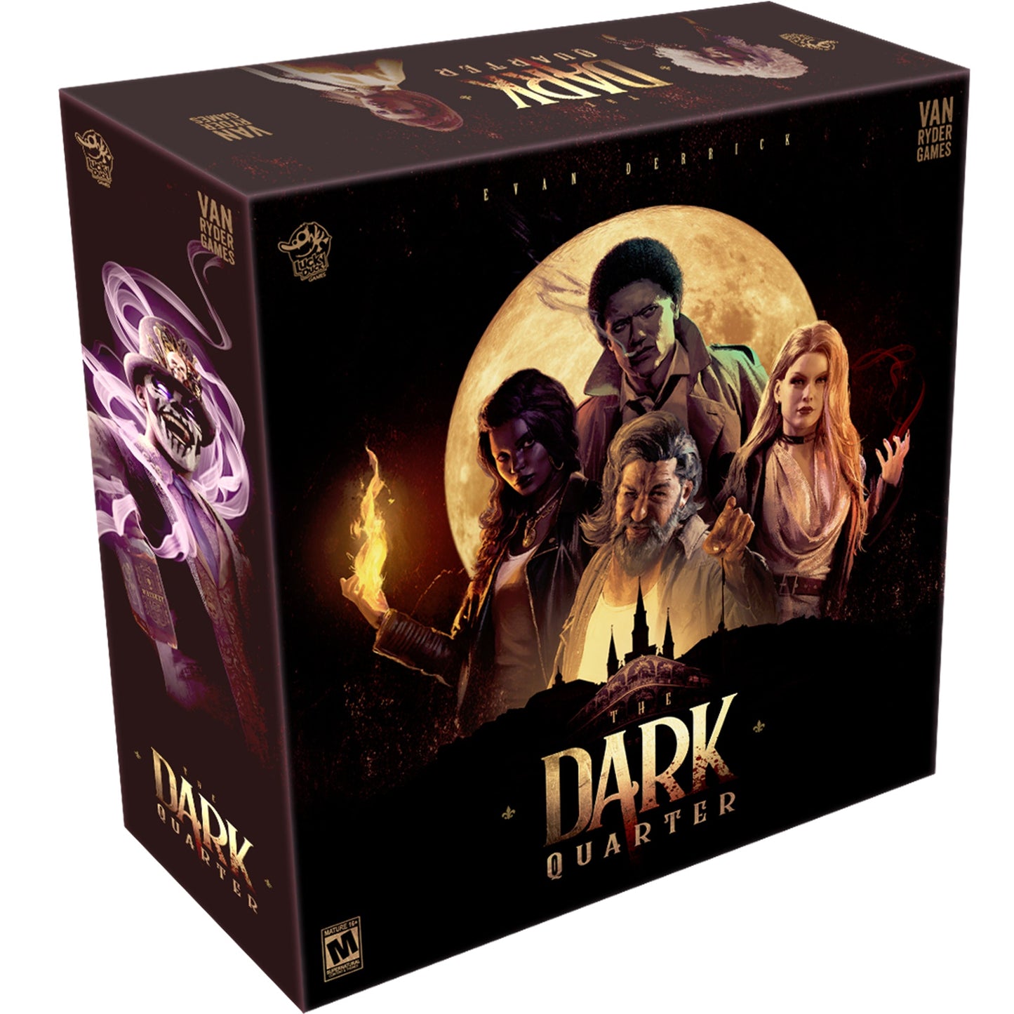 The Dark Quarter Board Game - Trò Chơi Chiến Thuật Nhập Vai Co-op - Lucky Duck Games