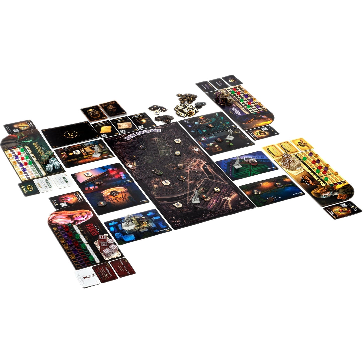The Dark Quarter Board Game - Trò Chơi Chiến Thuật Nhập Vai Co-op - Lucky Duck Games