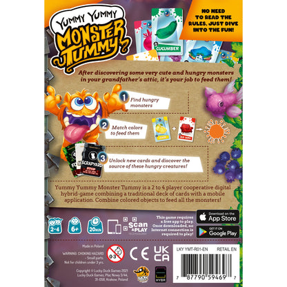 Yummy Yummy Monster Tummy Card Game - Board Game Trẻ Em Hợp Tác - Lucky Duck Games