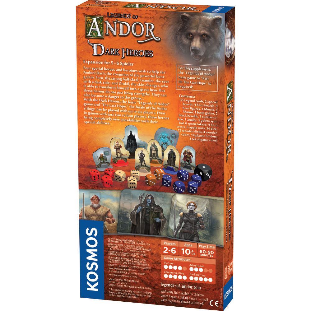 Legends of Andor: Dark Heroes (Expansion Pack) - Bản Mở Rộng Board Game Chiến Thuật Nhập Vai - Thames & Kosmos - Góc nhìn khác 3