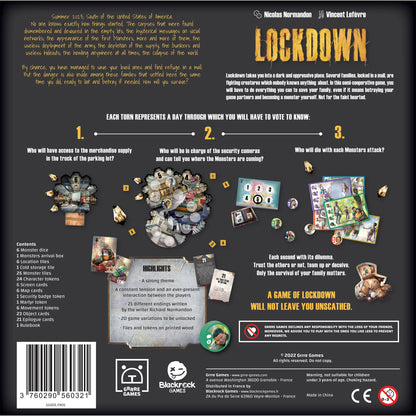 Lockdown - Board Game Sinh Tồn Kinh Dị - Blackrock Games