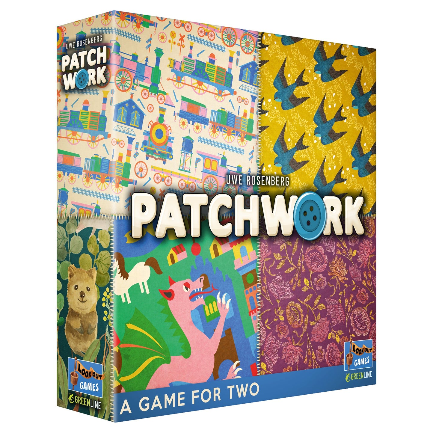Patchwork Board Game Revised Edition - Trò Chơi Xếp Vải Chiến Thuật 2 Người - Lookout Games