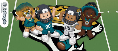 Little People Collector x NFL Jacksonville Jaguars Set - Bộ Mô Hình Cầu Thủ Bóng Bầu Dục - Mattel HNJ47 Mattel - ảnh 5 - Figu