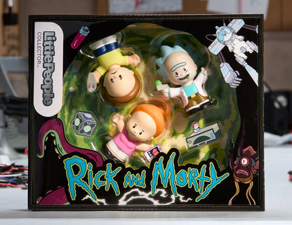 Little People Collector Rick and Morty Figure Set - Bộ Mô Hình Sưu Tập Chính Hãng Mattel