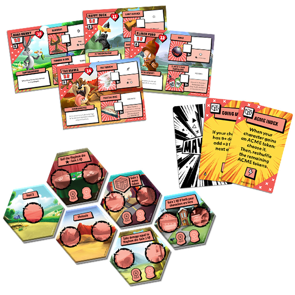 Looney Tunes Mayhem Board Game - Trò Chơi Chiến Thuật Gia Đình CMON