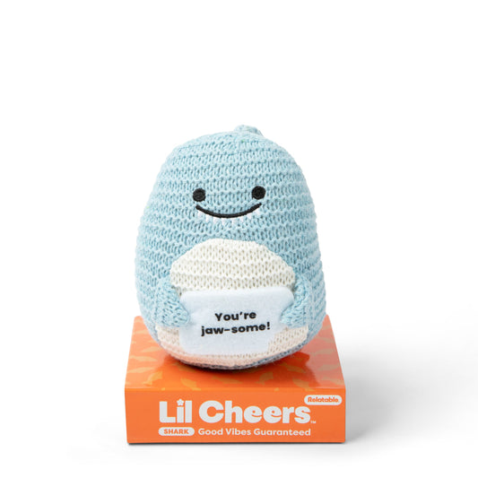Lil Cheers Shark – Thú Nhồi Bông Cá Mập Crochet Mini Relatable