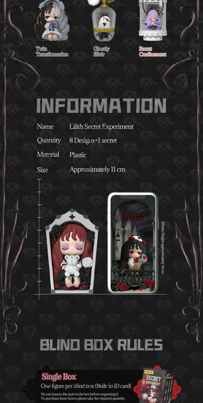LILITH SECRET EXPERIMENT - Mô hình Blind Box Art Toy - 52TOYS