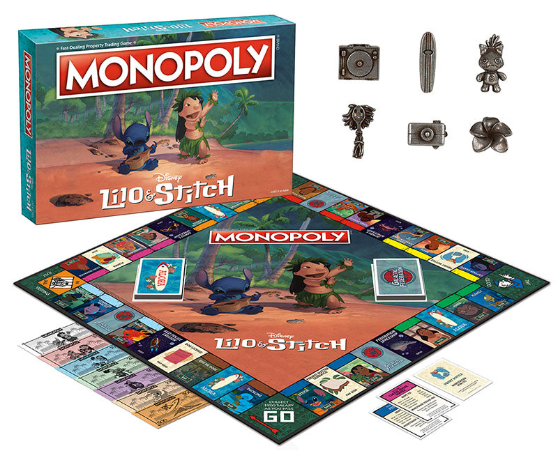 MONOPOLY®: Disney Lilo & Stitch - Cờ tỷ phú chủ đề Disney - The Op Games