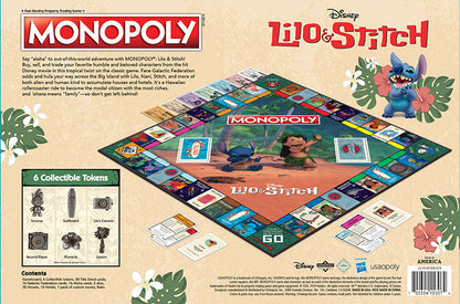 MONOPOLY®: Disney Lilo & Stitch - Cờ tỷ phú chủ đề Disney - The Op Games