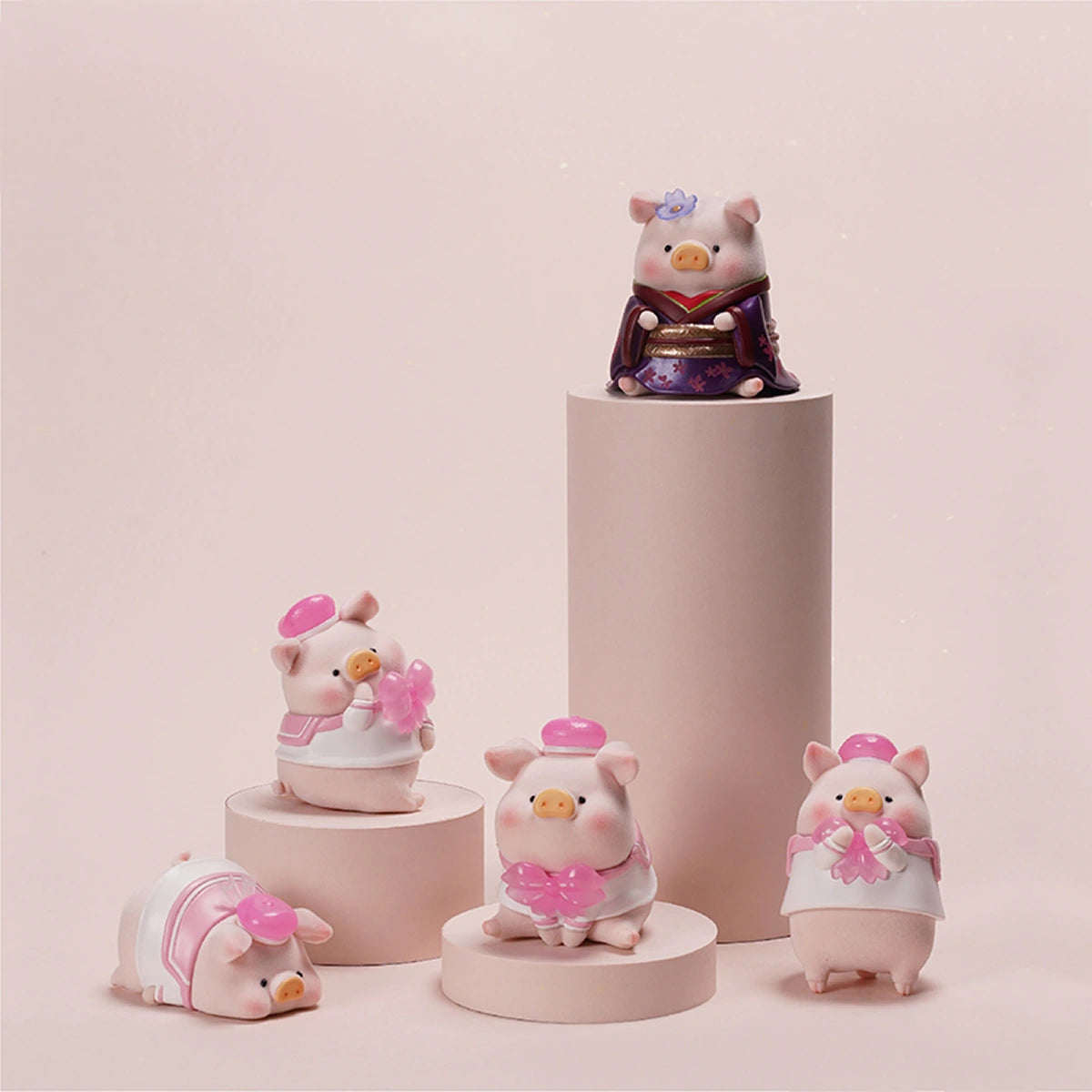 LULU THE PIGGY IN BLOOM SAKURA2 - Mô hình Blind Box Art Toy - 52TOYS