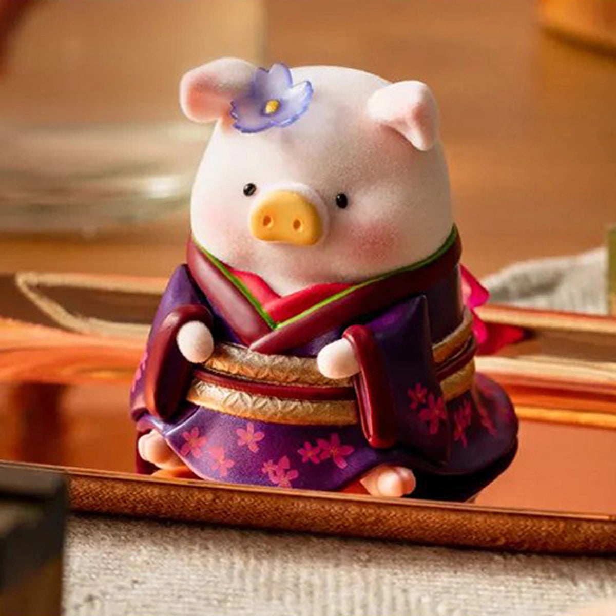 LULU THE PIGGY IN BLOOM SAKURA2 - Mô hình Blind Box Art Toy - 52TOYS