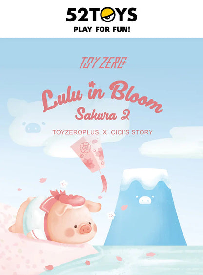 LULU THE PIGGY IN BLOOM SAKURA2 - Mô hình Blind Box Art Toy - 52TOYS